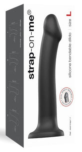 strap-on-me Dual Density Dildo Black Strap On Sextoys